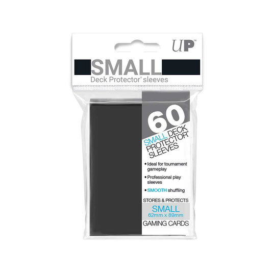 Small Deck Protectors 60CT Black Card Sleeve by Ultra Pro 1