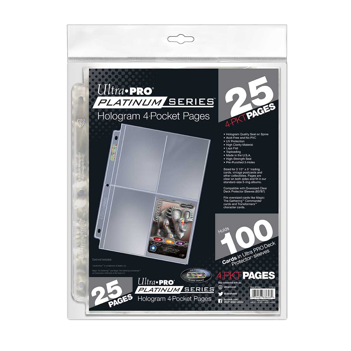 4-Pocket Platinum Series 1