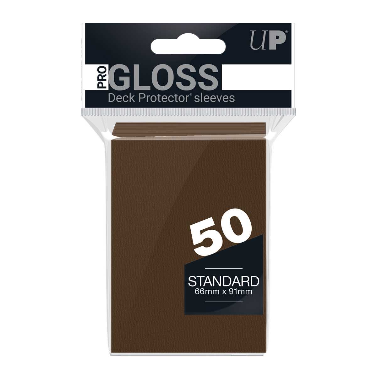 Standard Deck Protectors (50ct) - Brown 1