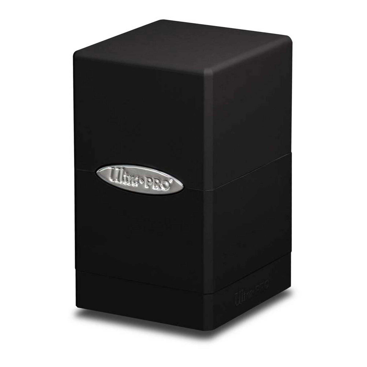 Tower Deck Box Black Satin Deck Box by Ultra Pro 1