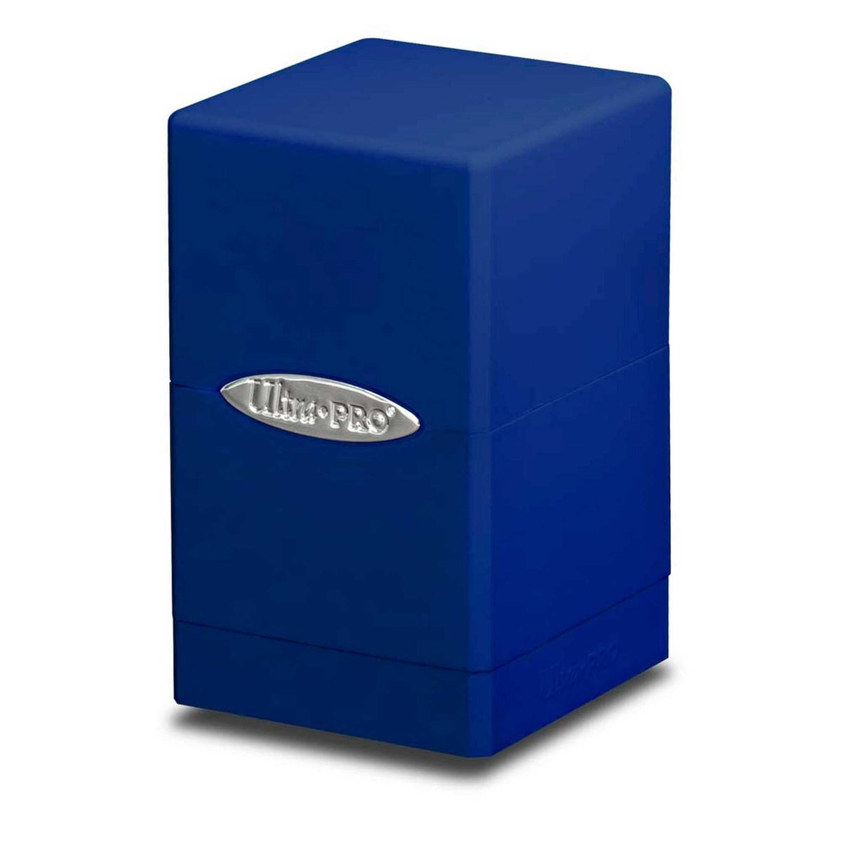 Tower Deck Box Blue Satin Deck Box by Ultra Pro 1