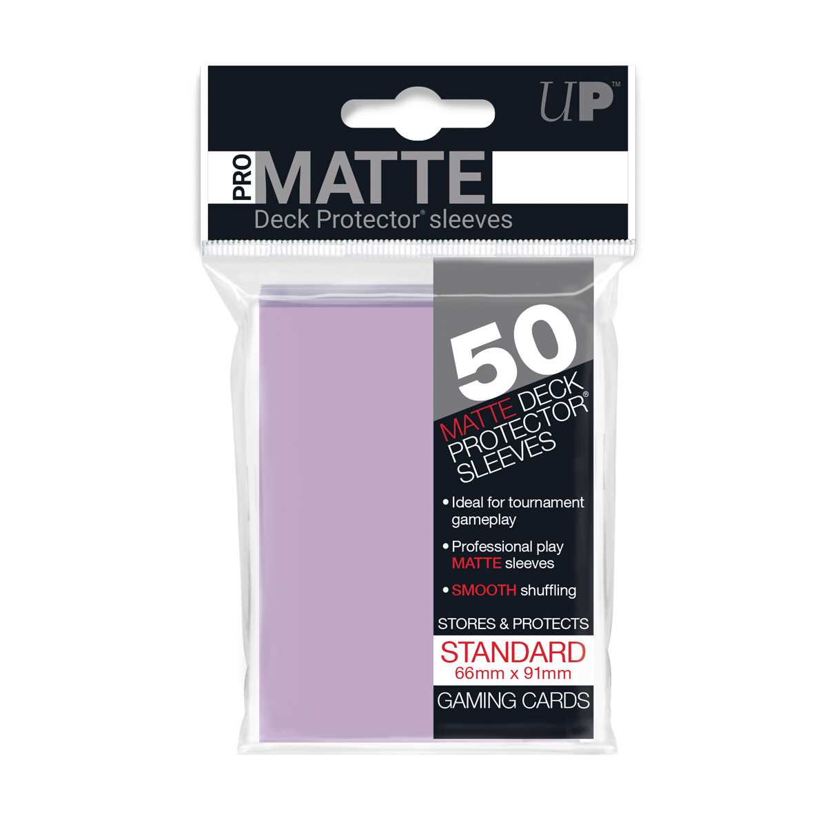 Matte Standard Deck Protectors 50CT Lilac Card Sleeve by Ultra Pro 1