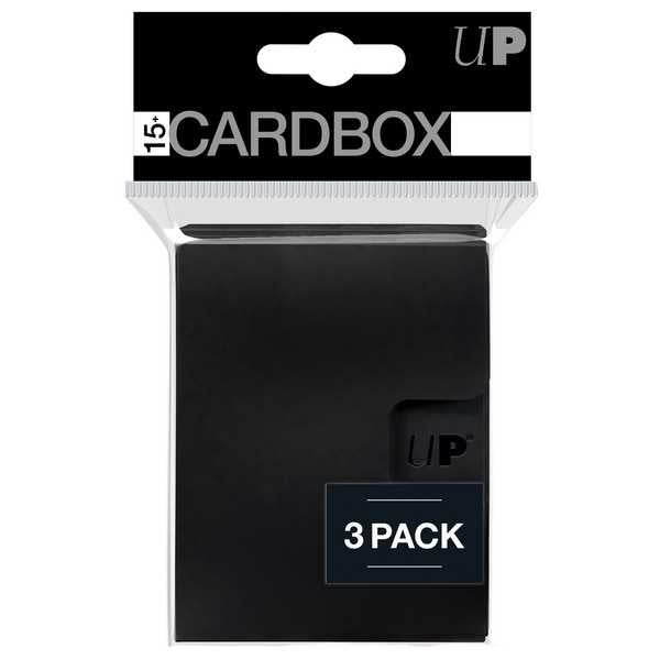 PRO 15+ Card Box 3-pack: Black