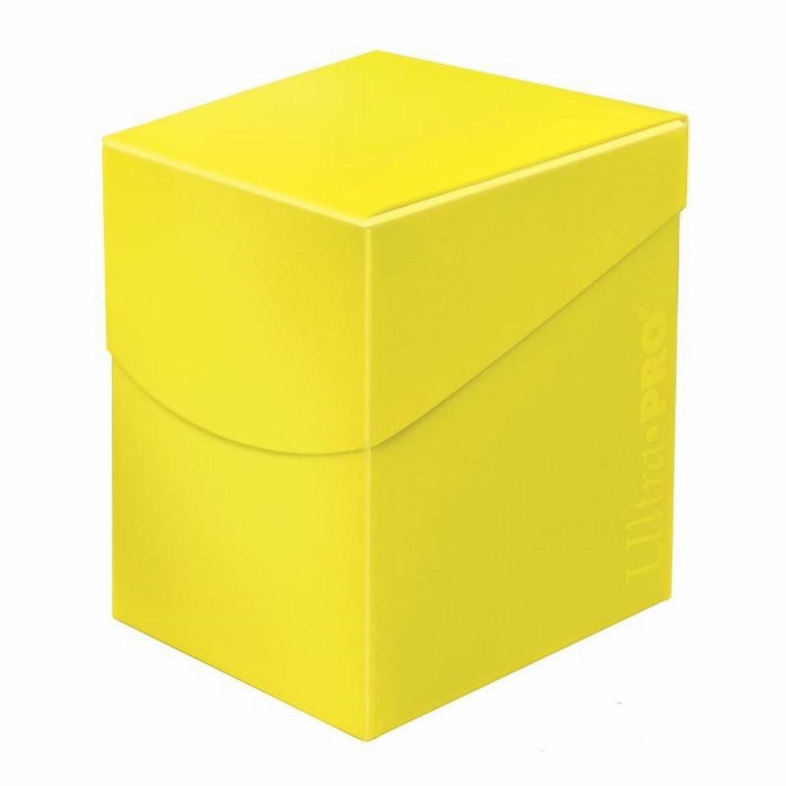 Deck Box Eclipse Yellow 100 Plus Cards Deck Box by Ultra Pro 1