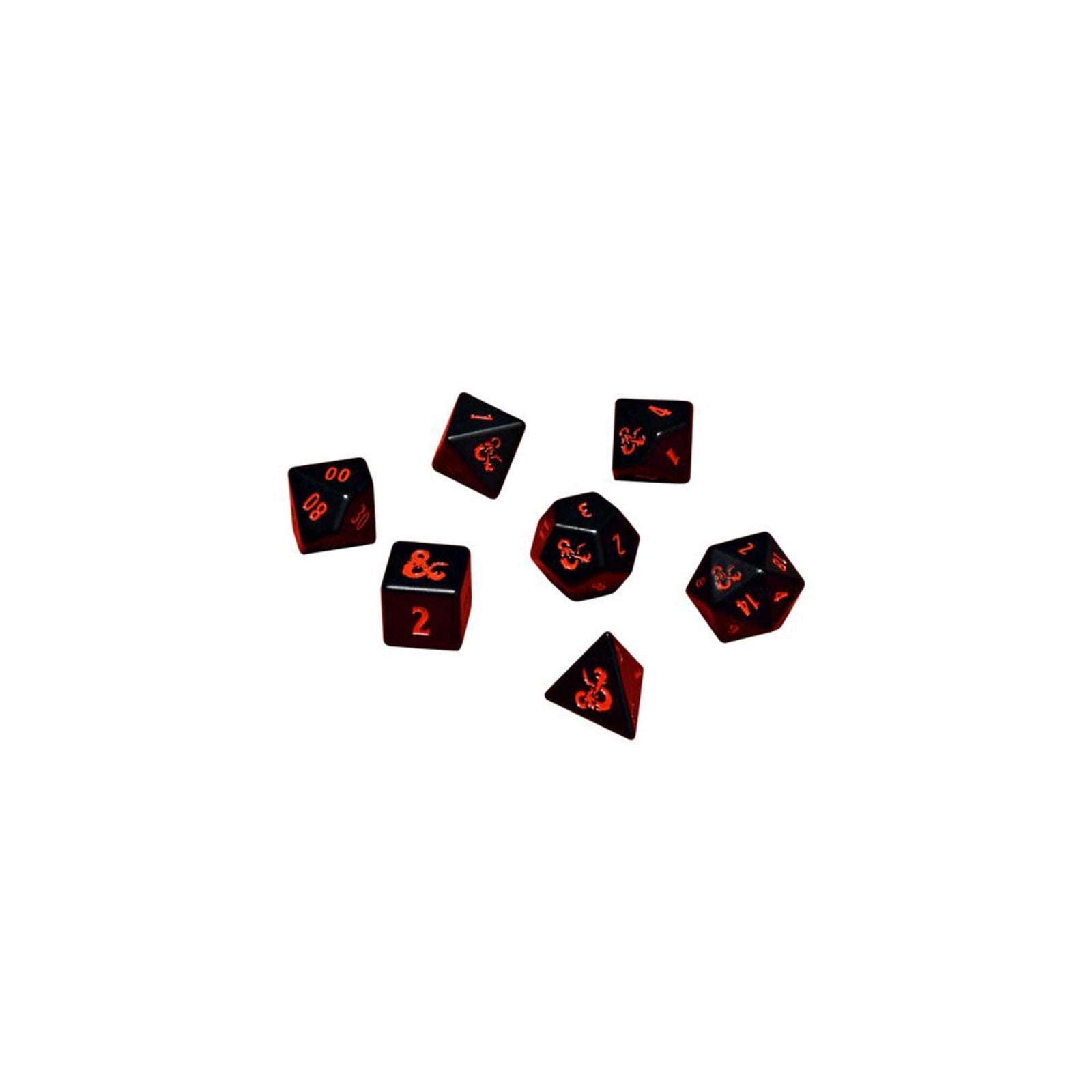 Polyhedral Dice: Heavy Metal (7)  for Dungeons & Dragons 1