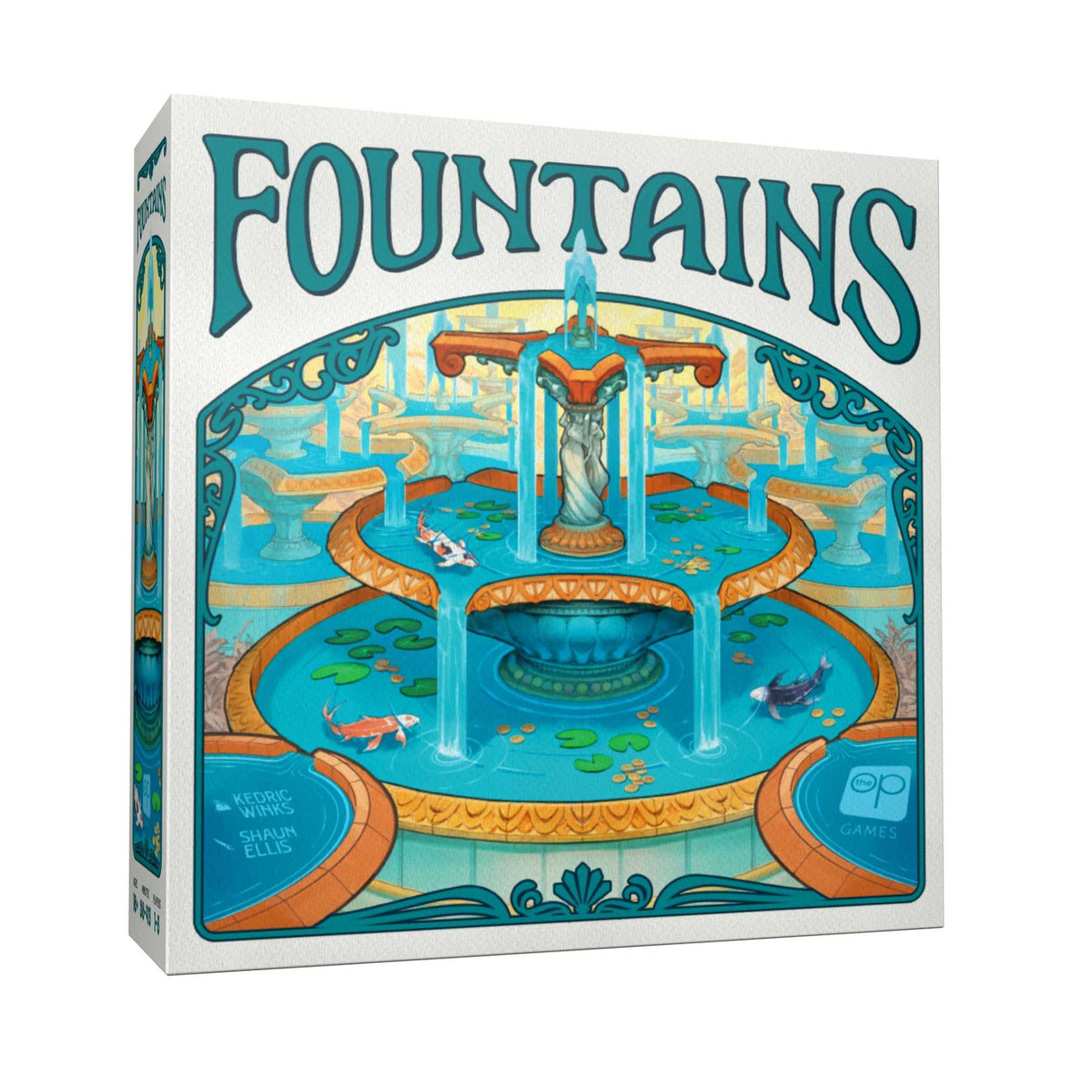 Fountains Board Game by USA OPOLY 1