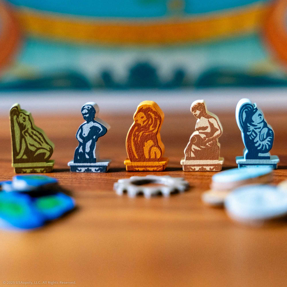 Fountains Board Game by USA OPOLY 3