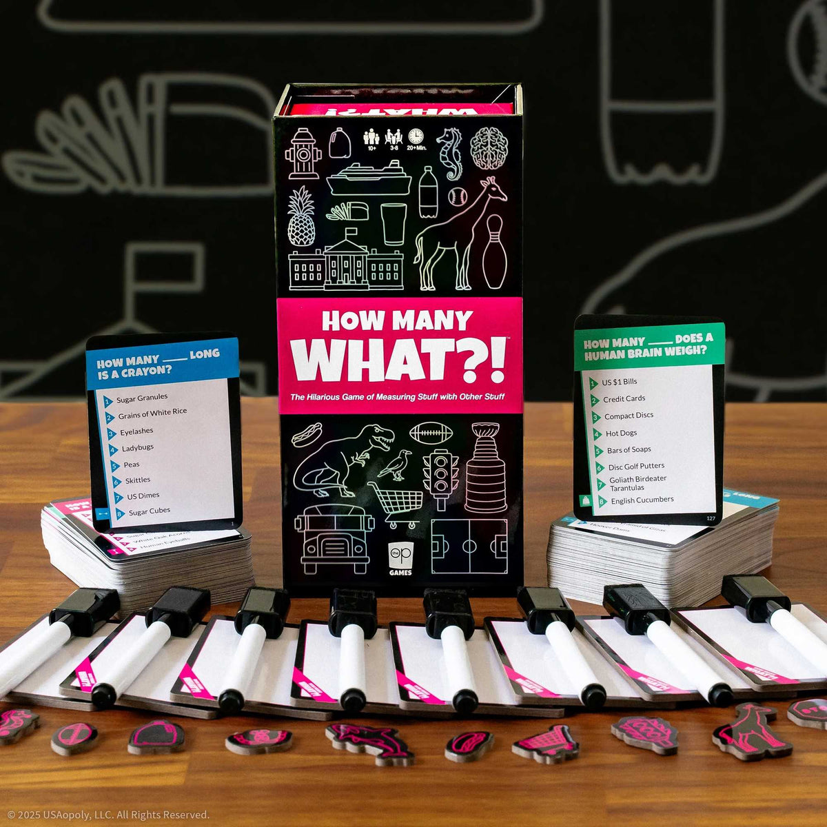 How Many What Board Game by USA OPOLY 2