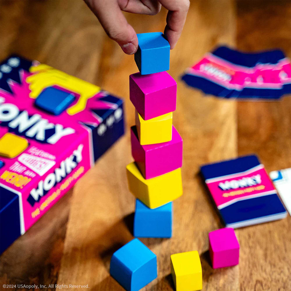Wonky Board Game by USA OPOLY 4