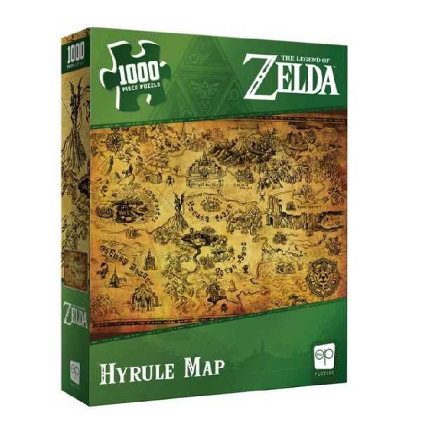 Zelda Hyrule Map 1000-Piece Puzzle 1