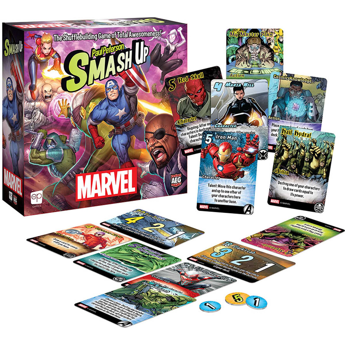 Smash Up Marvel Board Game by USA Opoly 2