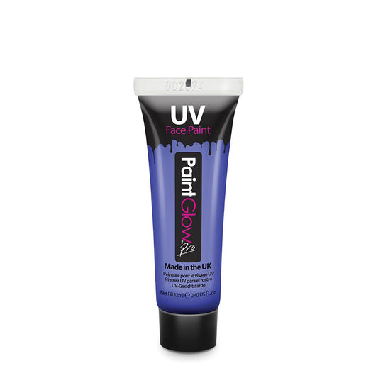 UV Neon Face + Body Paint Blue 10ml Make Up Unisex 1