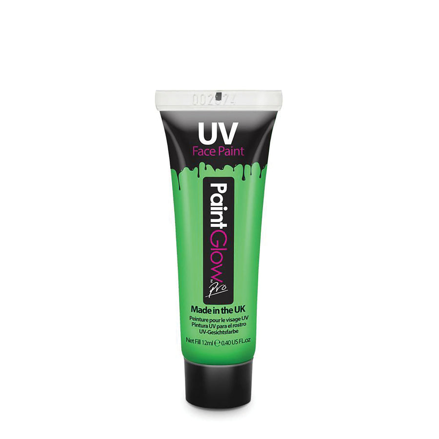UV Neon Face + Body Paint Green 10ml Make Up Unisex_1
