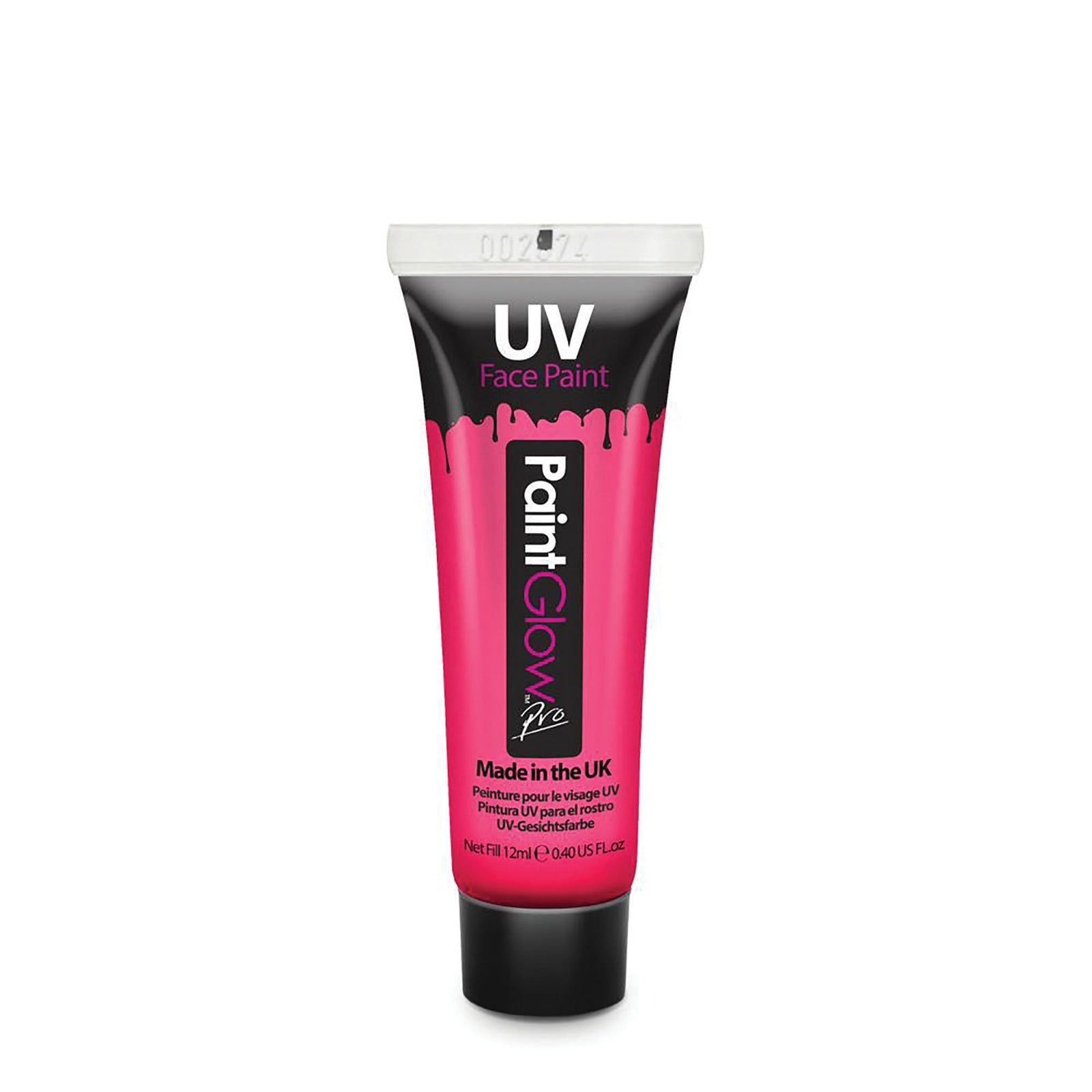 UV Neon Face + Body Paint Pink 10ml Make Up Unisex 1