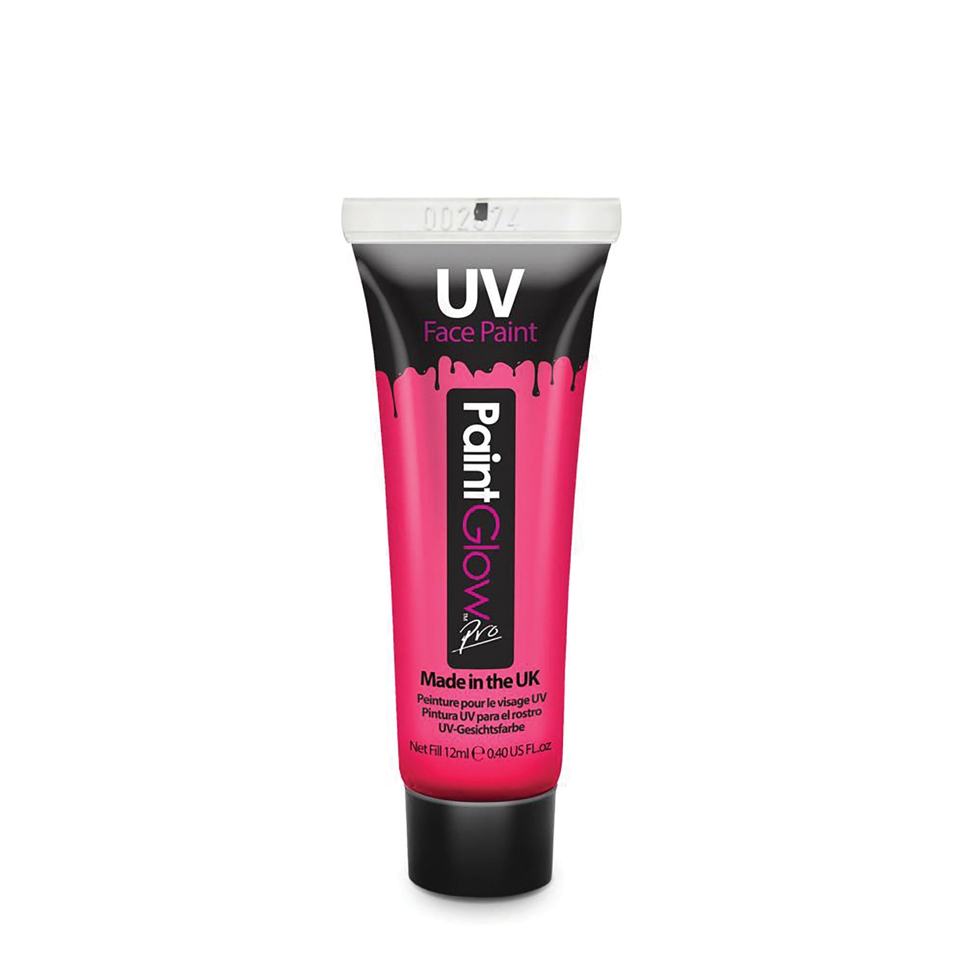 UV Neon Face + Body Paint Pink 10ml Make Up Unisex 1