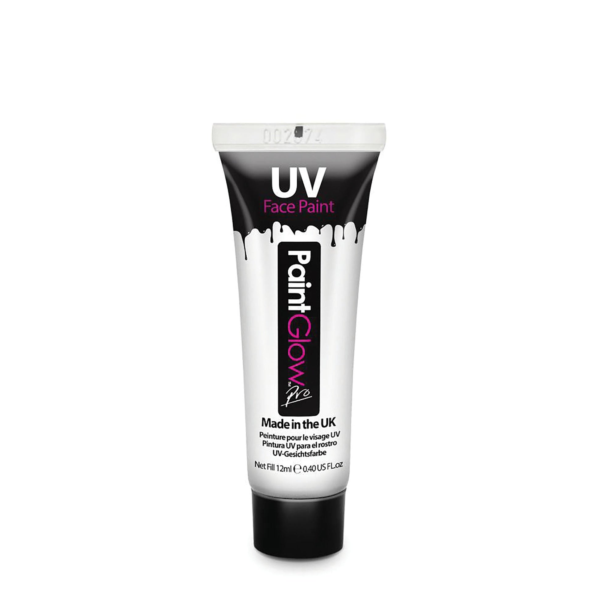 UV Neon Face + Body Paint White 10ml Make Up Unisex 1