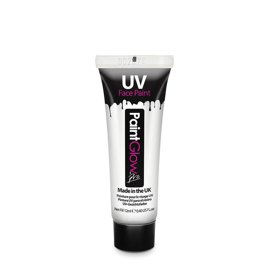 UV Neon Face + Body Paint White 10ml Make Up Unisex 1