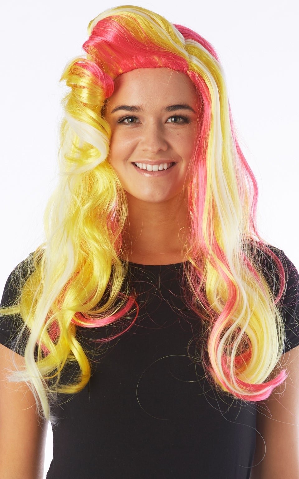UV Rainbow Wig 4
