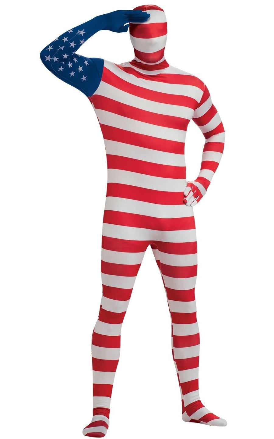 U. S. Flag 2nd Skin Suit Costume_1