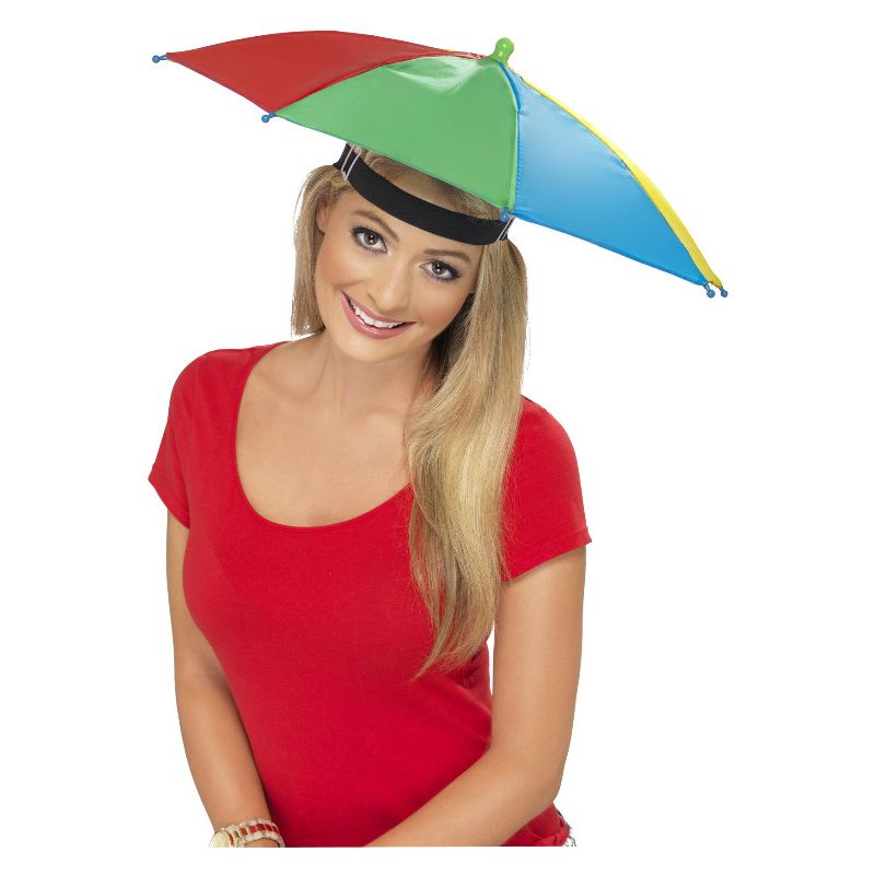 Umbrella Hat Multi-Coloured Bar Joke 1