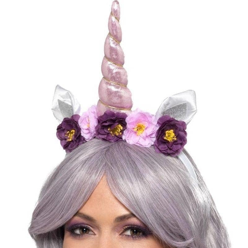 Unicorn Headband Adult Pink Costume Accessory 1