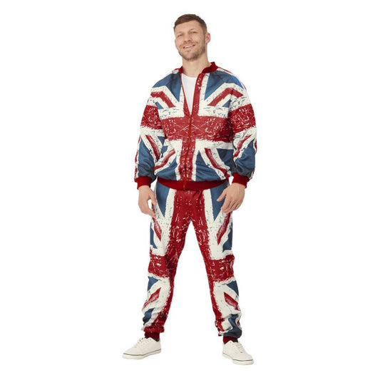 Union Jack Leisure Suit Adult Blue 1