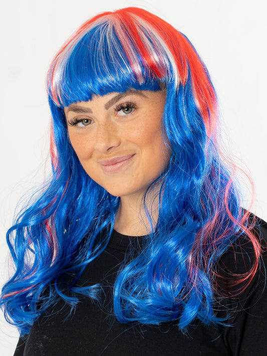 Union Jack Long Wig 2