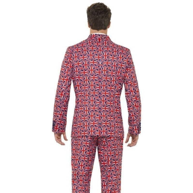 Union Jack Suit Adult Red Blue Patriotic Costume 3