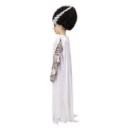 Universal Monsters Bride of Frankenstein Costume Child White 3