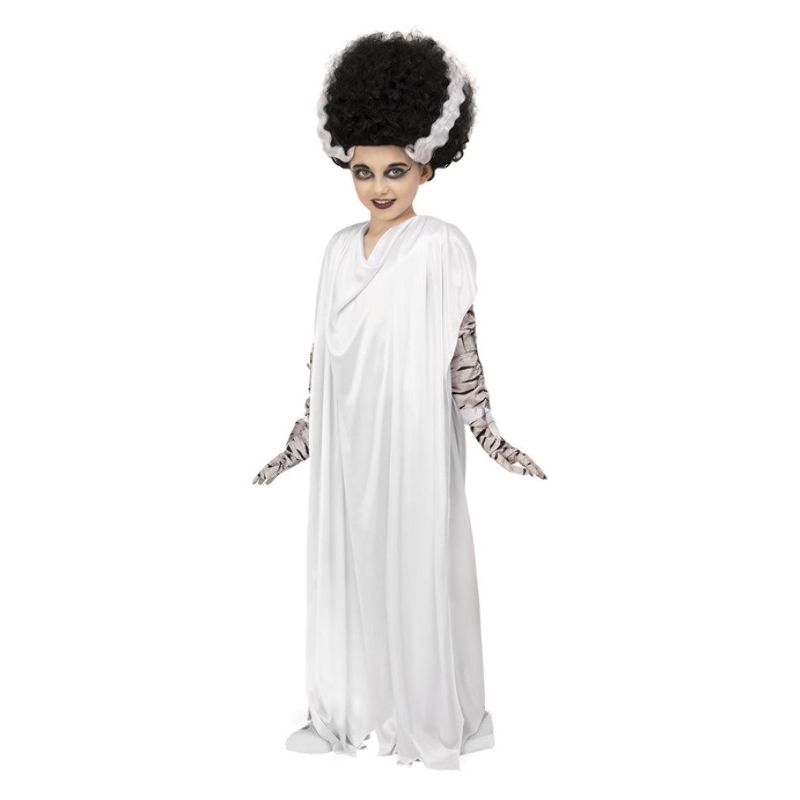 Universal Monsters Bride of Frankenstein Costume Child White 1