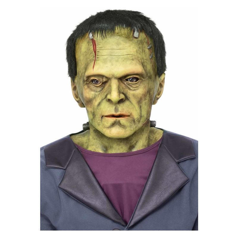 Frankenstein Latex Mask Adult Green Costume Accessory Universal Monsters 1