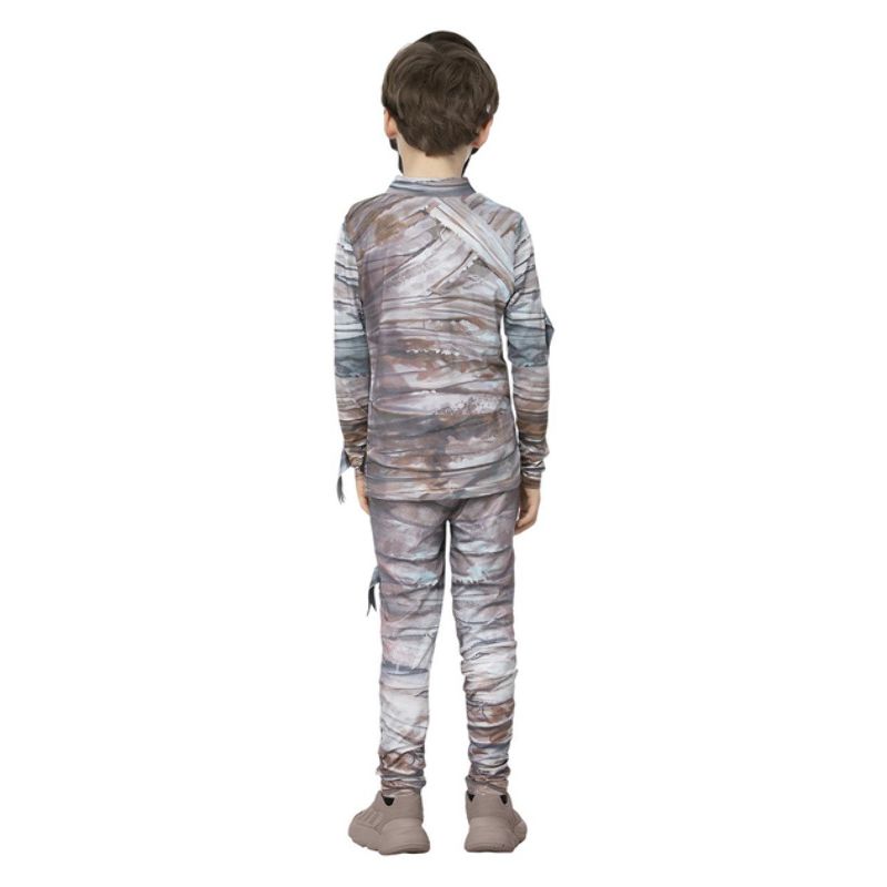 Universal Monsters Mummy Costume Child White Top Trousers and EVA Mask 2