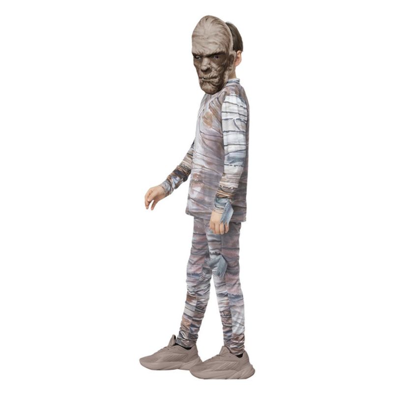 Universal Monsters Mummy Costume Child White Top Trousers and EVA Mask 3