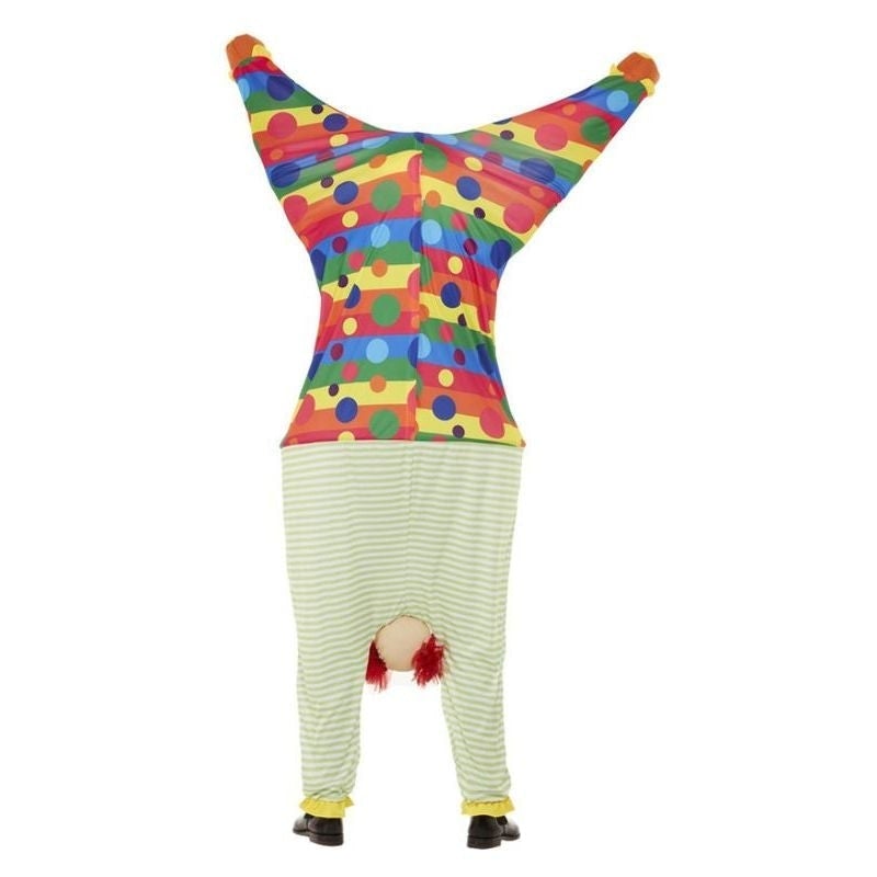 Upside Down Clown Costume Multicoloured All In One 2