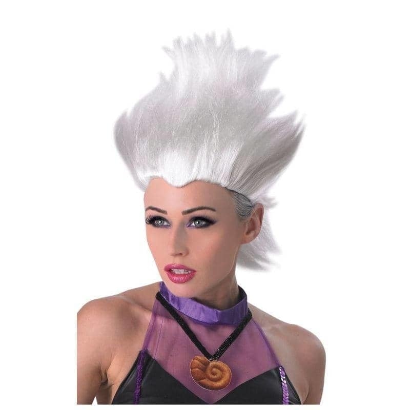 Ursula Womens White Wig Disney The Little Mermaid Villan 1