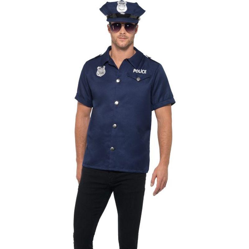 Us Cop Costume Adult Navy 1