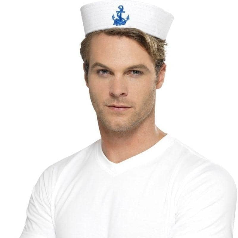 Us Sailor Doughboy Hat Adult White_1