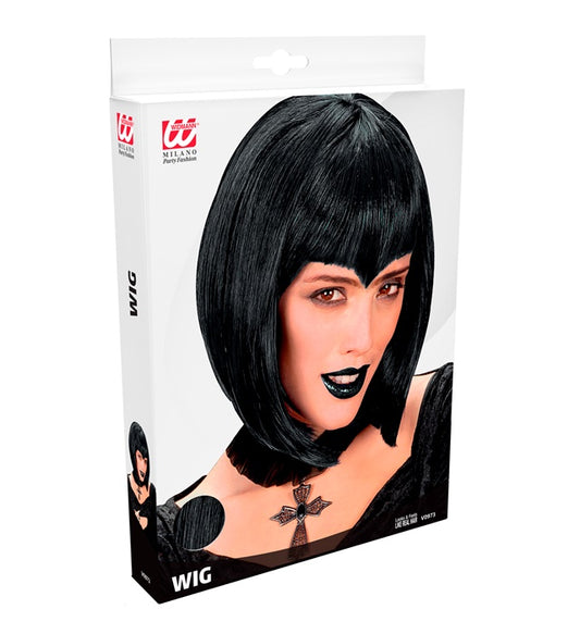 Gothic Vamp Wig Black - In Box