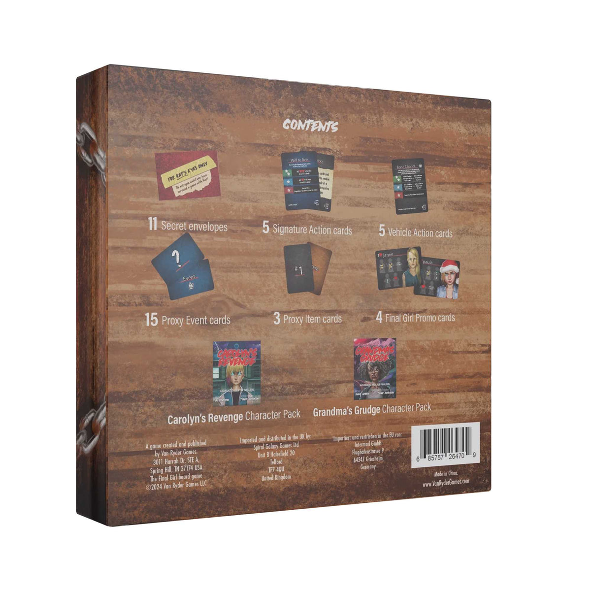 Guest Stars Box Final Girl Board Game by Van Ryder 2