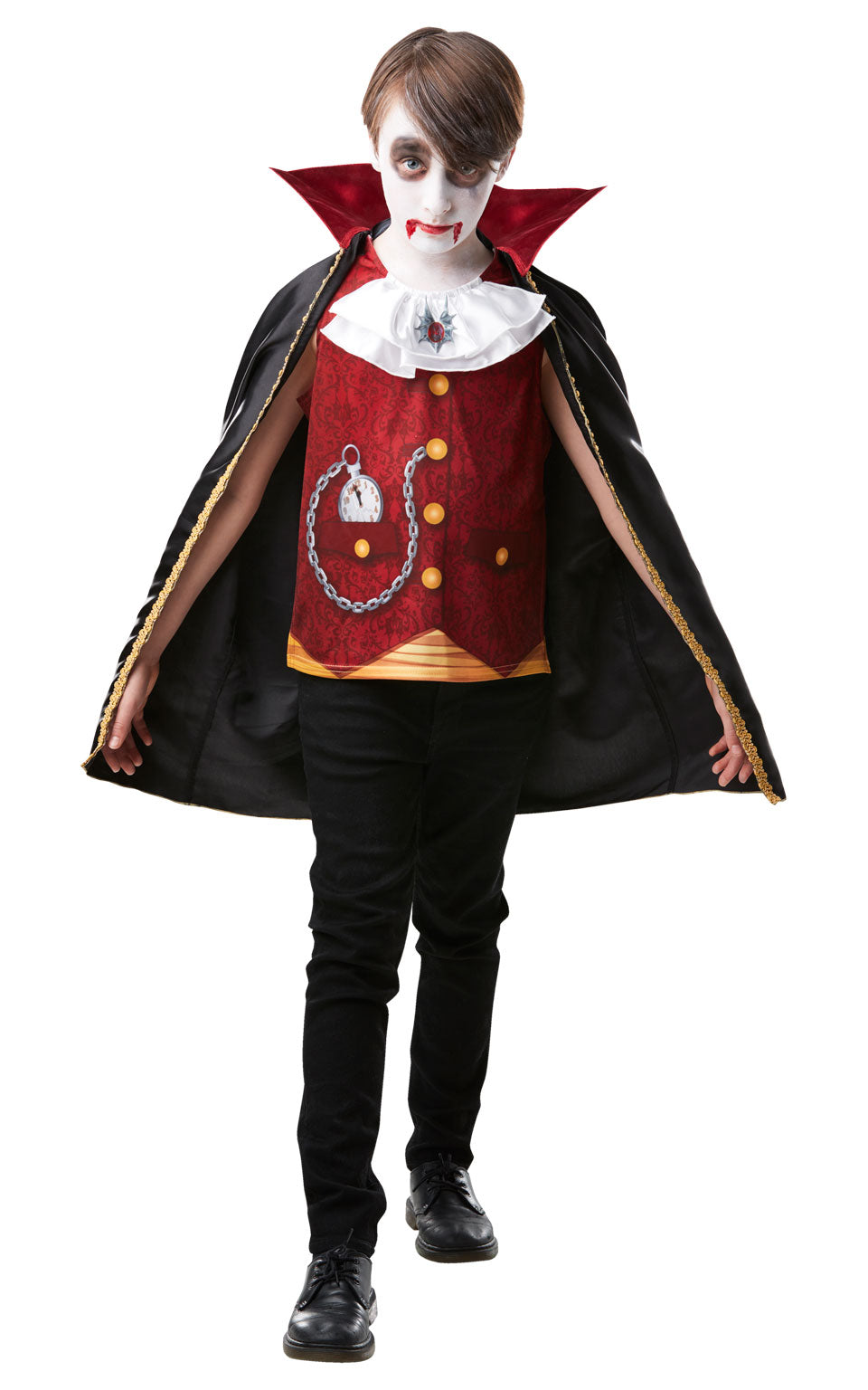Vampire Boy Costume Dracula Kids Suit 1