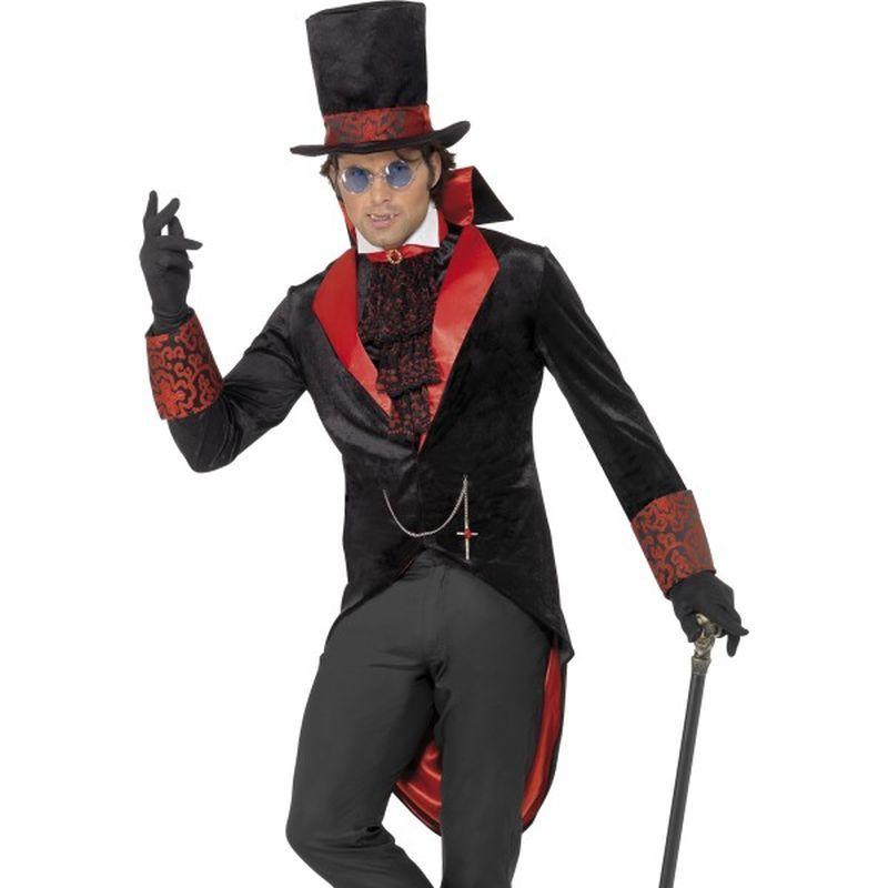 Vampire Costume Adult Black Red 1
