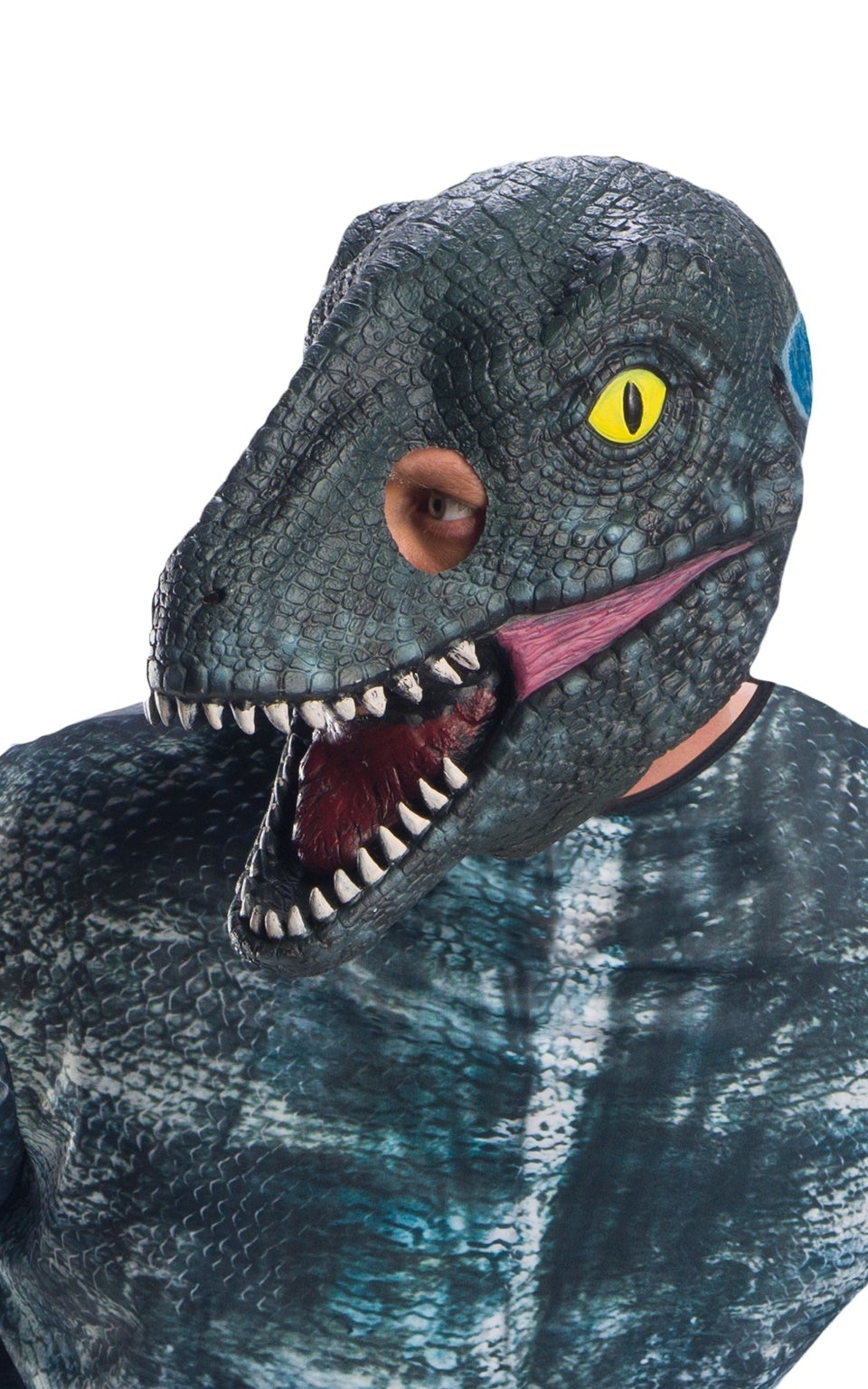 Velociraptor Blue Costume Adult Jurrasic World Dinosaur_2