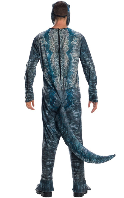 Velociraptor Blue Costume Adult Jurrasic World Dinosaur 3