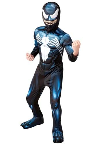 Venom Costume Kids Black Symbiote Spiderman Suit_3