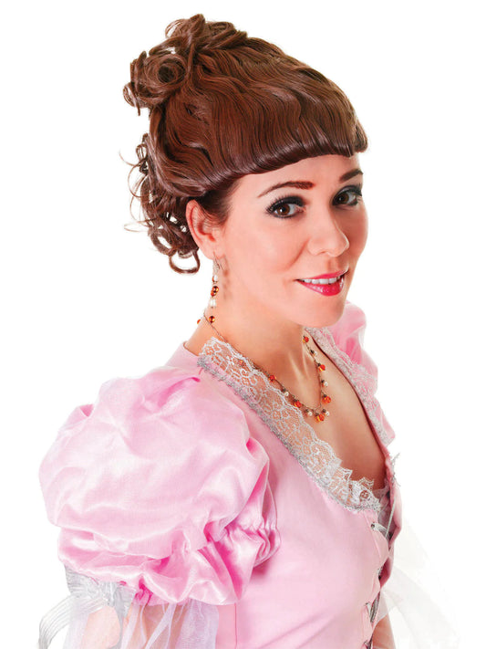Victorian Lady Brown Wig 2