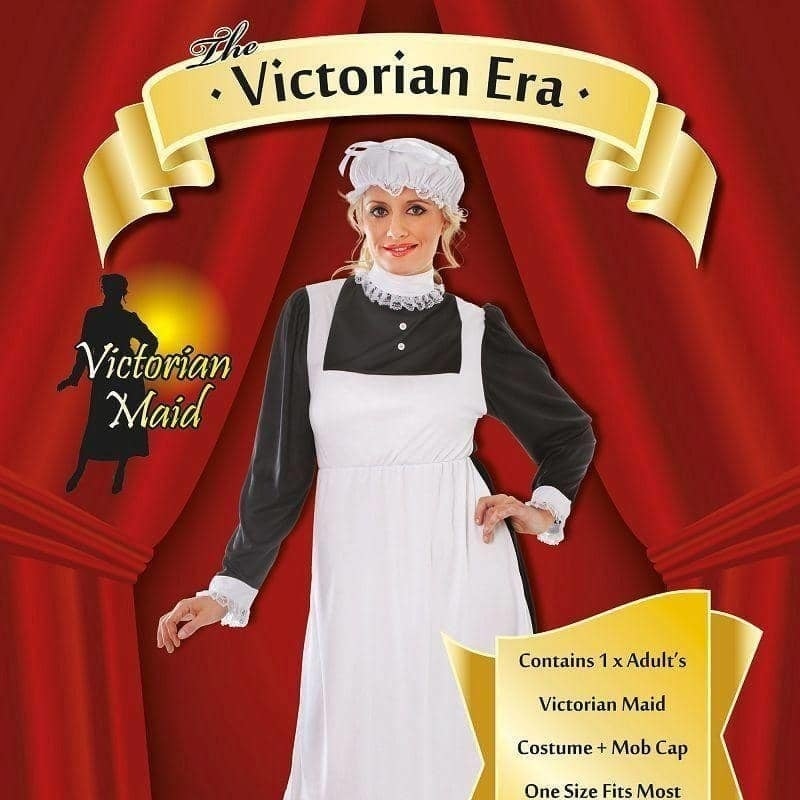 Victorian Maid Costume Womens Apron_2