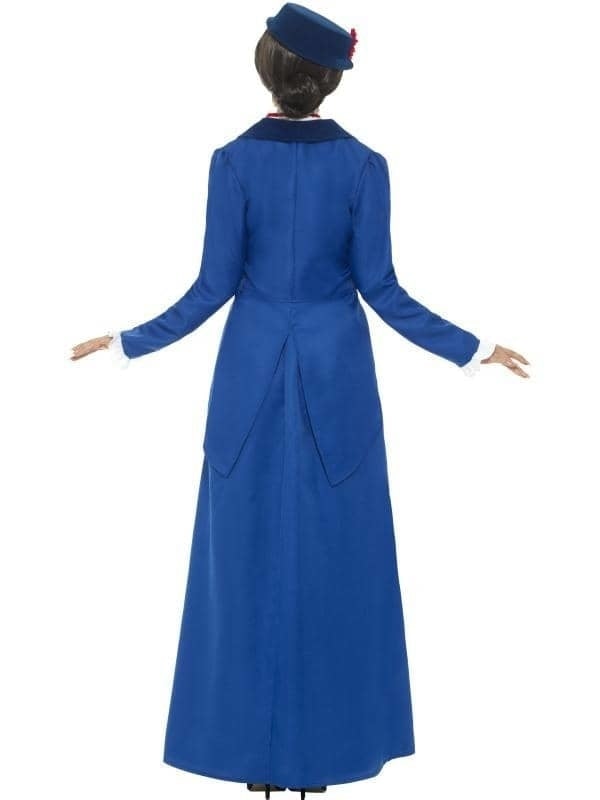 Victorian Nanny Costume Adult Blue_2