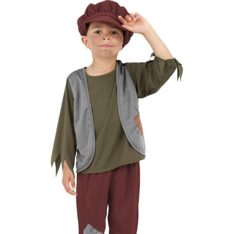Victorian Poor Boy Costume Kids Oliver Twist Outfit 1
