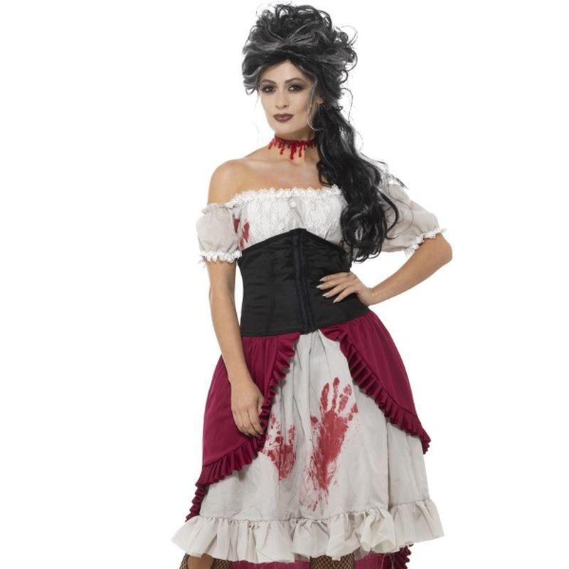 Victorian Slasher Victim Costume Adult Grey 1