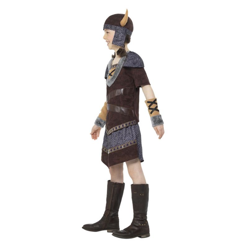 Viking Girl Costume Brown Child Warrior 2